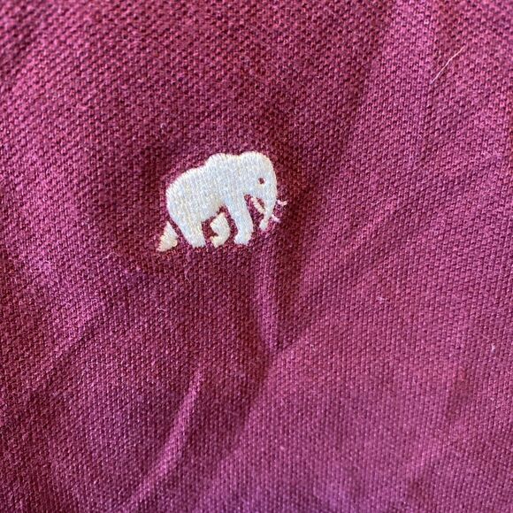 Banana Replied Maroon Polo Shirt Size Medium - Picture 3 of 4